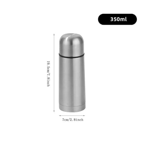 Insulated Thermal Bottle With Cup Stainless Steel Coffee Flask For Hot And Cold Drink,Vacuum Insulated Tumbler Water Bottle,Double Walled Sport Travel Mug (350ml)