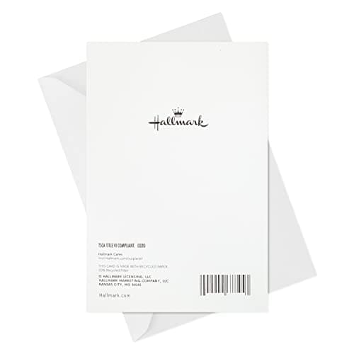 Hallmark Wedding Card (Removable Keepsake Wooden Heart Ornament)