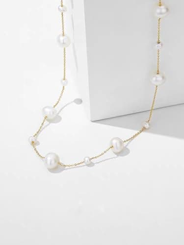 Birthday Gifts for Women Wife -Mothers Day Gifts for Mom-Valentines Day Gifts for Her-Wedding Gifts Anniversary Jewelry-Pearl Necklace Luxury Jewelry Gift