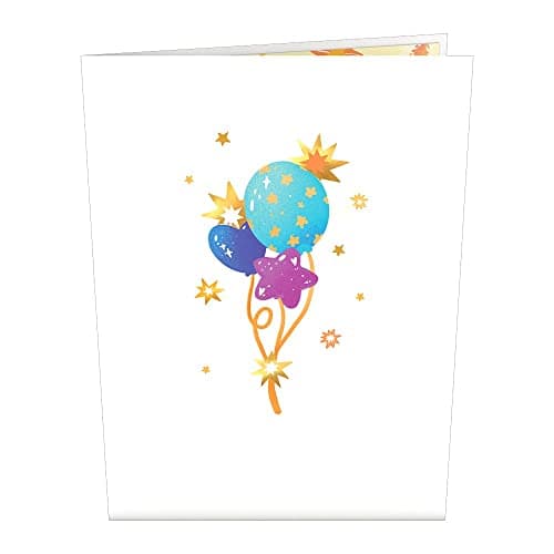 Lovepop Birthday Pop-Up Card for Her, Him, Girls, Boys - 3D Celebration Cards - Yay Happy Birthday - 5" x 7" - Blank Notecard & Envelope Included