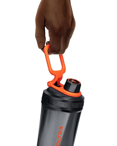 VOLTRX Electric Protein Shaker Bottle - USB Rechargeable Mixer Cup for Shakes and Meal Replacements, BPA-Free Tritan, 24oz