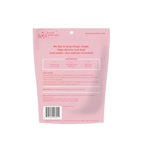 Bocce's Bakery - Limited Edition Wheat-Free Dog Treats, Burgers & Fries Biscuits, 5 oz