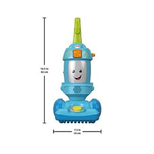Fisher-Price Toddler Toy Laugh & Learn Light-Up Learning Vacuum Musical Push Along for Pretend Play Infants Ages 1+ Years​