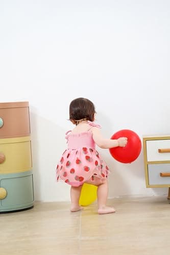 Baby Girl 1st Birthday Clothes One Year Old Tulle Romper Sleeveless Bodysuit Cake Smash Outfits