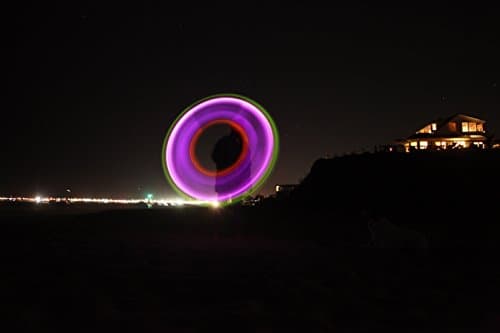 Foxtail LED - Outdoor Throw and Catch Light Up Game - Foam Ball & Tail Glow at Night - Play in The Dark - Fun Gift Idea for Kids & Adults, Boys & Girls