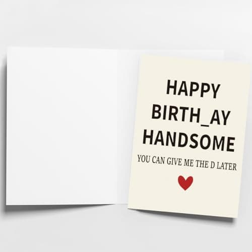 Gifts for Him | Funny Birthday Card & Gifts for Men Husband Boyfriend Him, Happy Bday Card