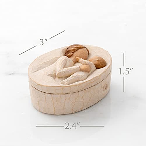 Willow Tree Grandmother, Love that Transcends the Years, Box for Jewelry and Treasures, Reminder of Those you Love who Call you Grandma, Sculpted Hand-Painted Keepsake Box