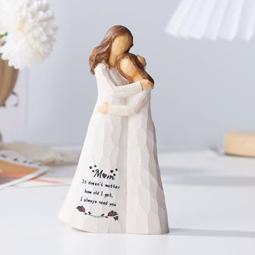 Mom Birthday Gifts,Mom Gifts from Daughters,5.5'' Mother and Daughter Figurine,Meaningful Gift for Mama on Birthday and Mother's Day (Mom Gifts)
