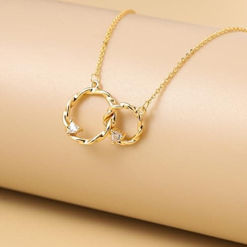 Gifts for Women, Butterfly Compass Cross Necklace Friendship Necklace Sister Gifts Daughter Gifts Graduation Chritmas Birthday