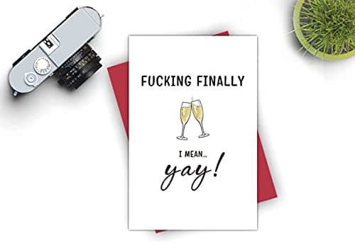 Marriage Card, Humorous Wedding Card, Congratulation Engagement Card