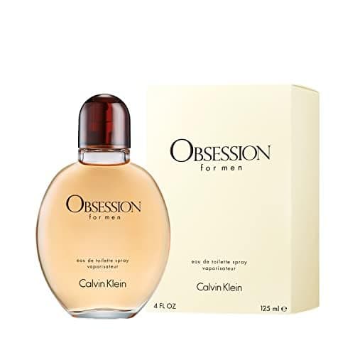 Calvin Klein Obsession for Men Eau de Toilette – Ambery Men's Cologne – With Notes of Bergamot, Mandarin, Lavender & Musk – Long Lasting Fragrance