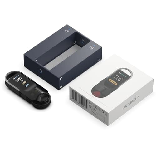 HOZO NeoRulerGO Digital Tape Measure with Laser, Smart Rechargeable Measuring Tool for Flat, Curved, Odd Shapes | Bluetooth App | Pocket Size | Cool Gadgets for Dad, Men, Husband