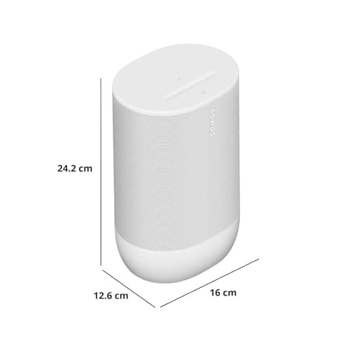 Sonos Move 2 - White - Wireless Portable Bluetooth Speaker