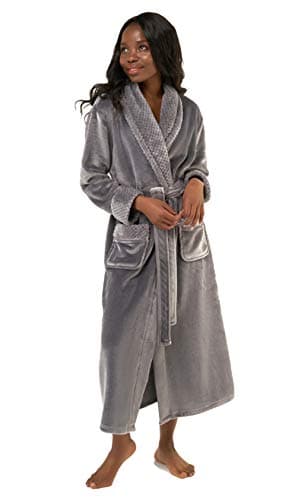 Turquaz Plush Robes For Women, Soft Warm Fleece Bathrobe for Women