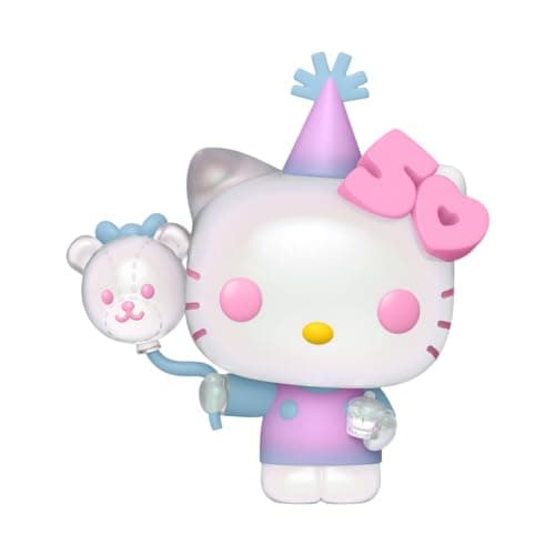Funko POP! Sanrio: Hello Kitty 50th - Hello Kitty with Balloons - Collectable Vinyl Figure - Gift Idea - Official Merchandise - for Kids & Adults - Anime Fans - Model Figure for Collectors