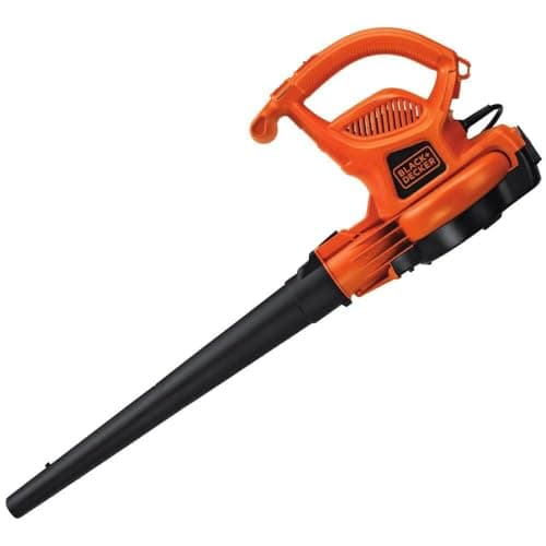 BLACK+DECKER Leaf Blower, Leaf Vacuum and Mulcher 3 in 1, Backpack Blowers for Lawn Care,250 mph Airflow, 400 cfm Delivery Power, Reusable Bag Included, Corded (BEBL7000)