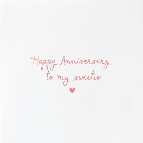 Papyrus Anniversary Card (My Sweetie Heart)