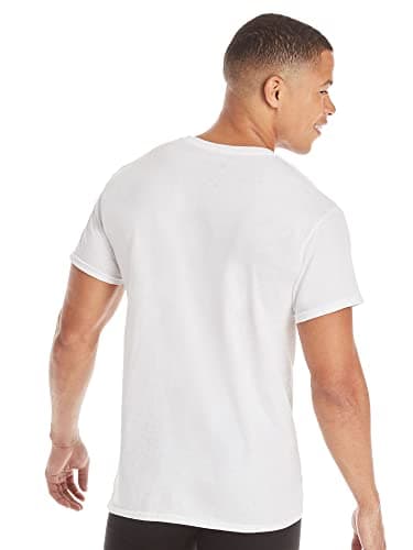 Hanes Packs, Stay-Tucked Soft Cotton, Best Undershirts for Men, White/Black/Asstd Multipacks