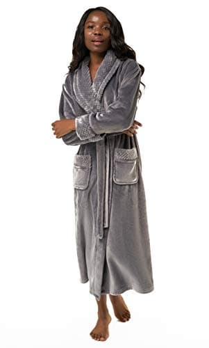 Turquaz Plush Robes For Women, Soft Warm Fleece Bathrobe for Women