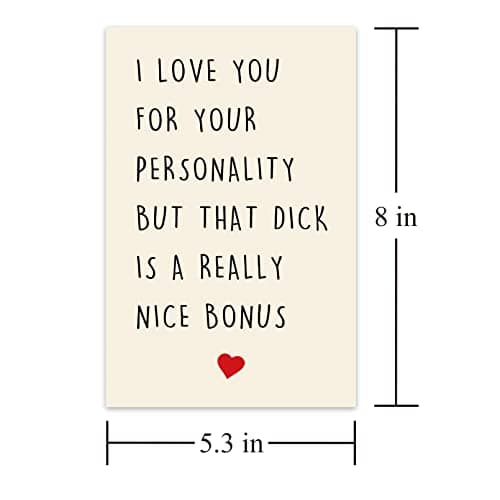 Alzombi Special Anniversary Card, Funny Dirty Birthday Valentine's Card for Husband Boyfriend Him Fiance Men