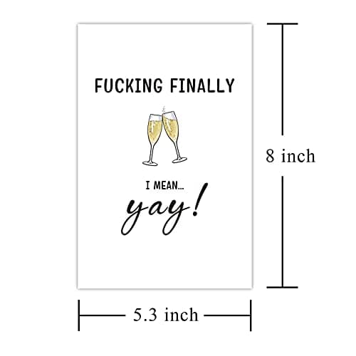 Marriage Card, Humorous Wedding Card, Congratulation Engagement Card