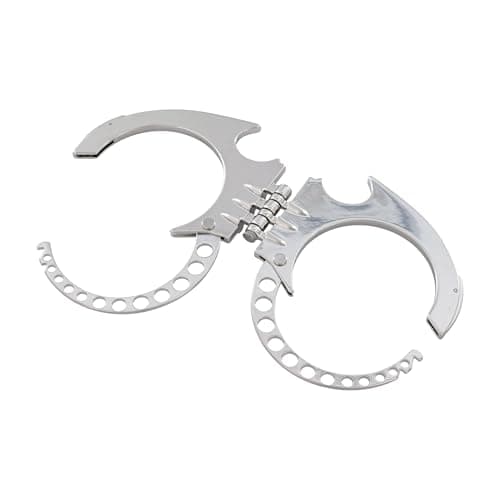 SalesOne DC Batman Forever Bat Cuffs Bracelet Replica Collector's Box Set | Jewelry For Cosplay, Display, and Everyday Wear