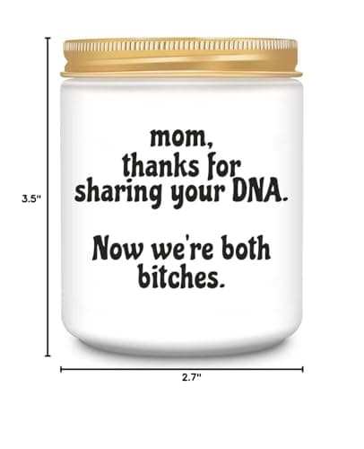 Funny Birthday Gifts for Mom,Mom Gifts from Daughter Son,Unique Mothers Day Thanksgiving Christmas Gift Lavender Scented Candles for Women