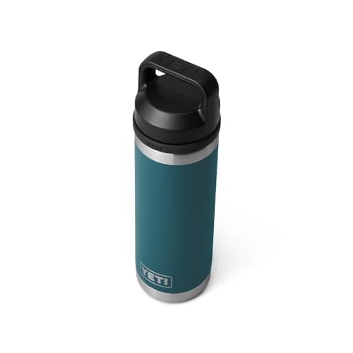 YETI Rambler 18 oz Bottle, Leakproof, Vacuum Insulated, Stainless Steel with Chug Cap, Cape Taupe
