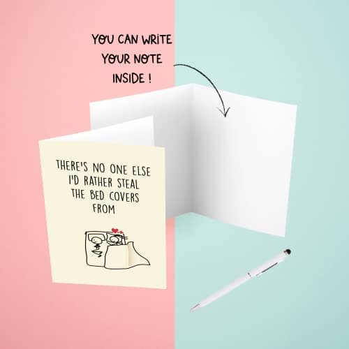 Cheerin Funny Anniversary Card with Envelope - Hilarious Greeting Card for Couples - Birthday Gift for Husband or Boyfriend from Wife or Girlfriend