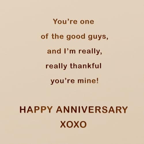 American Greetings Anniversary Card for Boyfriend (XOXO)