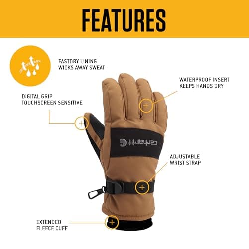 Carhartt Men's A511 Waterproof Glove