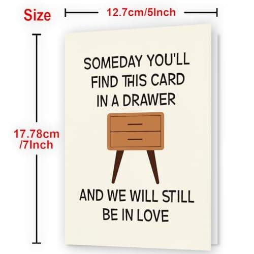 Funny Birthday Card & Gifts for Husband Boyfriend Him, Happy Anniversary Card & Gifts, Valentine Day