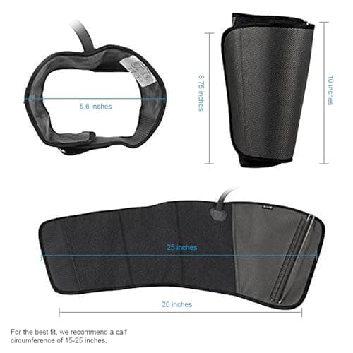 CINCOM Leg Massager for Circulation and Pain Relief, Air Compression Calf Massager with 2 Modes 3 Intensities Helpful for RLS Edema and Muscles Relaxation Gifts