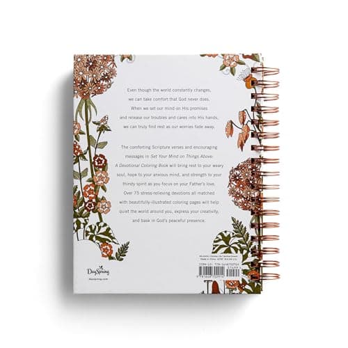 Set Your Mind on Things Above: Devotional Coloring Book