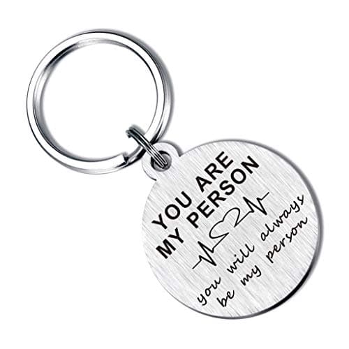 You are My Person Gifts Bff Women Teens Girls Best Friends Keychain Birthday Valentines Key Chains Rings