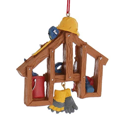 Kurt Adler Construction Tools Resin Xmas Ornament