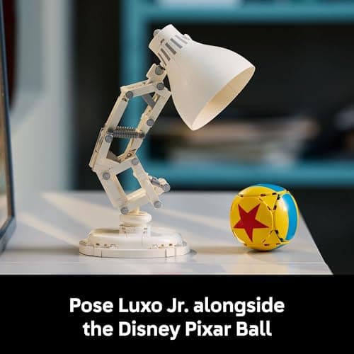 LEGO Ideas Disney Pixar Luxo Jr. - Building Set for Adults, Men & Women, Ages 18+ - Office and Desk Decor - Gifts for Christmas - 21357