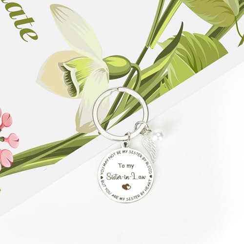 Sister-in-Law Gifts Perfect Presents for Birthday, Christmas, Wedding & Any Special Occasion,Gifts with Mug,Candle,Keychain,Ceramic Ornament