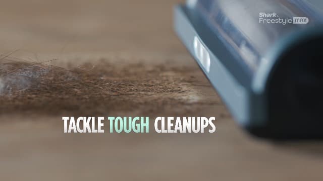 Shark Freestyle Max Cordless Upright Vacuum, Multi-Surface Cleaning, Lightweight, Easy Maintenance, with Large Dust Cup and 2-Speed Brushroll, LED Headlights, Nordic Blue, SV2002