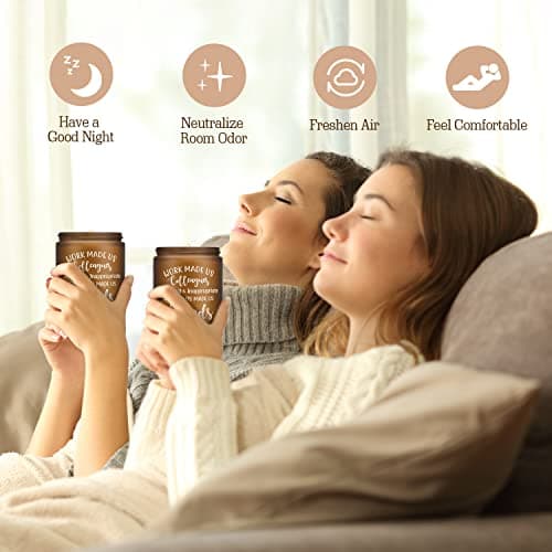 Coworker Leaving Gifts for Women Men - Funny Farewell Candle Gift for Colleagues Friends Going Away Birthday Christmas Office Goodbye Present for Work Bestie Boss Female Male