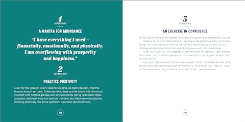 A Year of Positive Thinking: Daily Inspiration, Wisdom, and Courage, A Guide to Transforming Your Mindset (A Year of Daily Reflections)