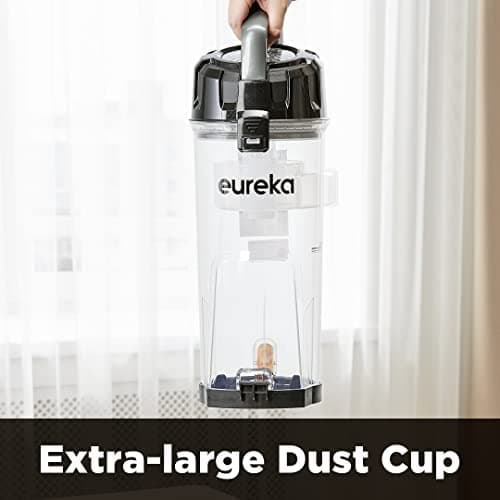 EUREKA PowerSpeed Lightweight Powerful Upright Vacuum Cleaner for Carpet and Hard Floor, Pet Turbo, Black,Yellow
