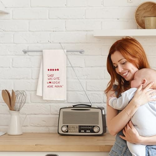 Chef Gifts Kitchen Towels - Cute Hostess Gifts, Decorative Kitchen Towels, 1624 Inches