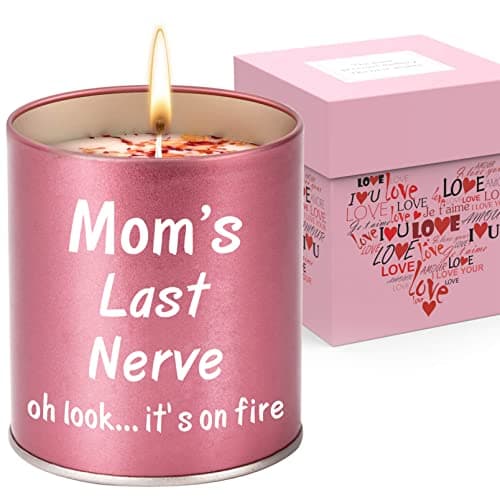 Birthday Gifts for Mom from Daughter Son Kids Mothers Day Gifts Stocking Stuffers Christmas Presents Great ldeas Funny Mom Gift,9oz Scented Candles