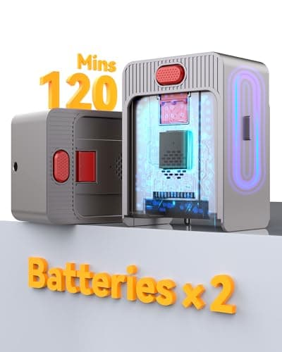 Cordless Vacuum Cleaner, 2 Batteries 120 Mins Runtime, 600W 50KPA Stick Vacuum with Self-Standing, Tangle-Free Brush, LED Display, Vacuum Cleaner for Home Hardwood Floor, Carpet, Pet Hair