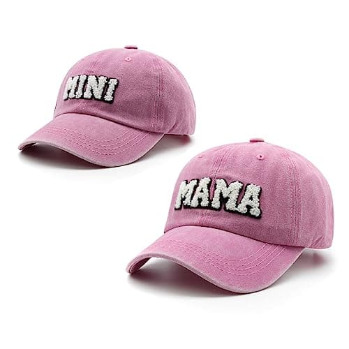 Mama and Mini Hats, Mommy and Me Hat, Mother Daughter Cap, Mom and Baby Matching Gift, Parent-Child Baseball Cap Set