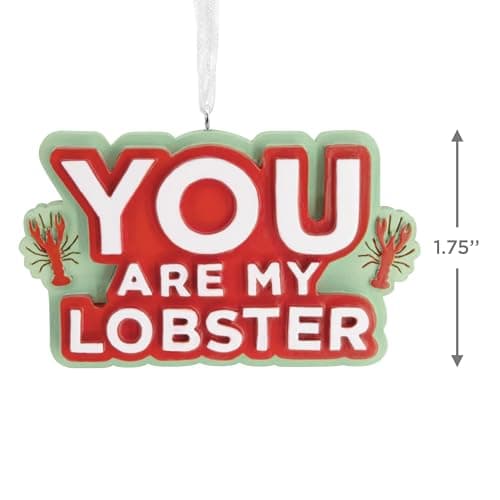 Hallmark Friends You are My Lobster Christmas Ornament, TV Show Gifts