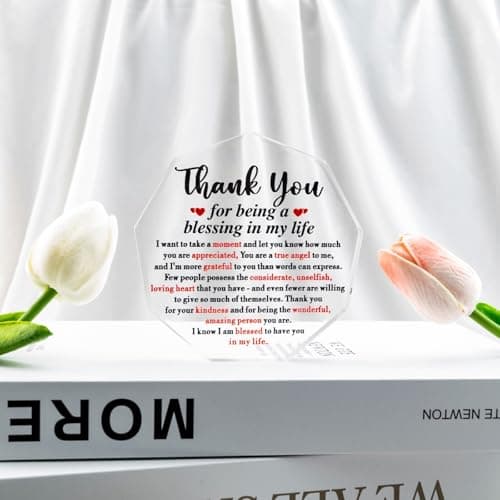 Thank You Gifts for Coworkers Women Man Mentor Gifts for Women Appreciation Gift for Friends Bestie Thank You Plaque Home Office Decor Coworker Leaving Gift