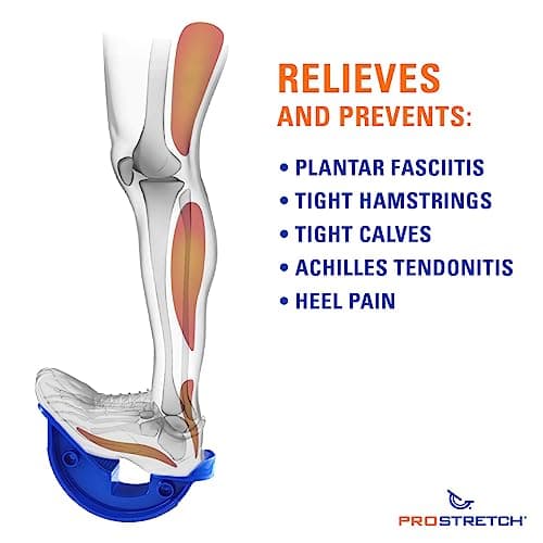 ProStretch the Original Calf Stretcher and Foot Rocker for Plantar Fasciitis, Achilles Tendonitis, and Tight Calves, Made in the USA