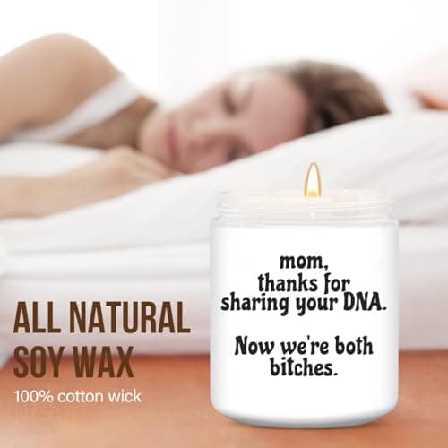 Funny Birthday Gifts for Mom,Mom Gifts from Daughter Son,Unique Mothers Day Thanksgiving Christmas Gift Lavender Scented Candles for Women